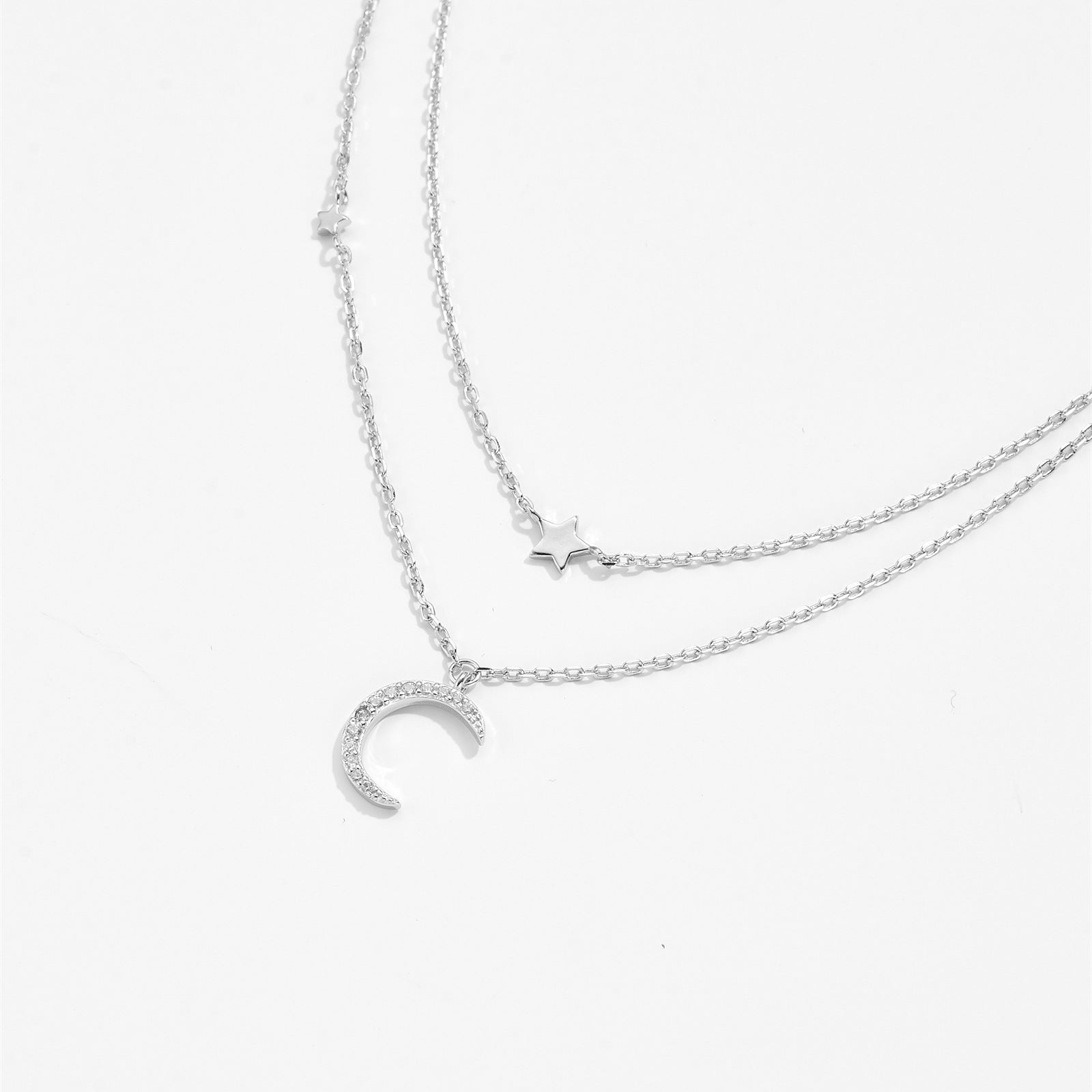 Lunar Elegance 925 silver Pendant Necklace - necklace