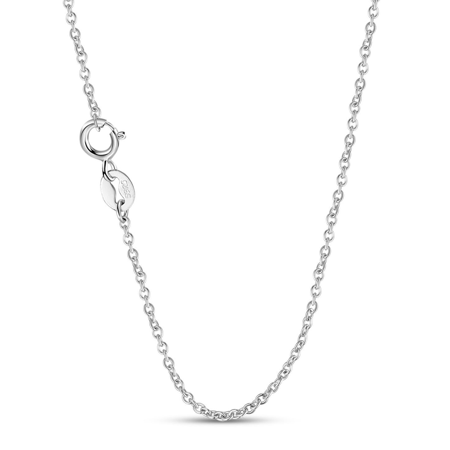 Stylish Geometric Owl Necklace in 925 Sterling Silver - Set - necklace
