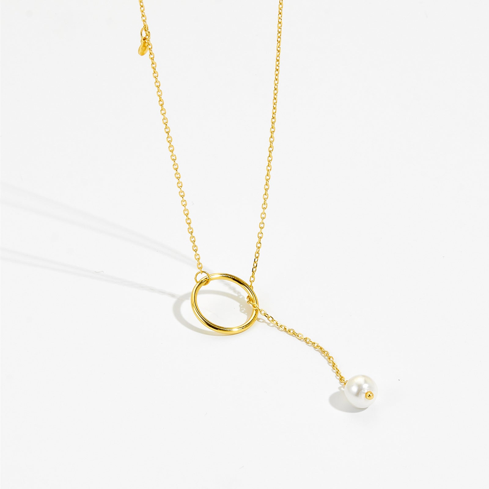 Elegance Pearl 925 silver Pendant Necklace - necklace