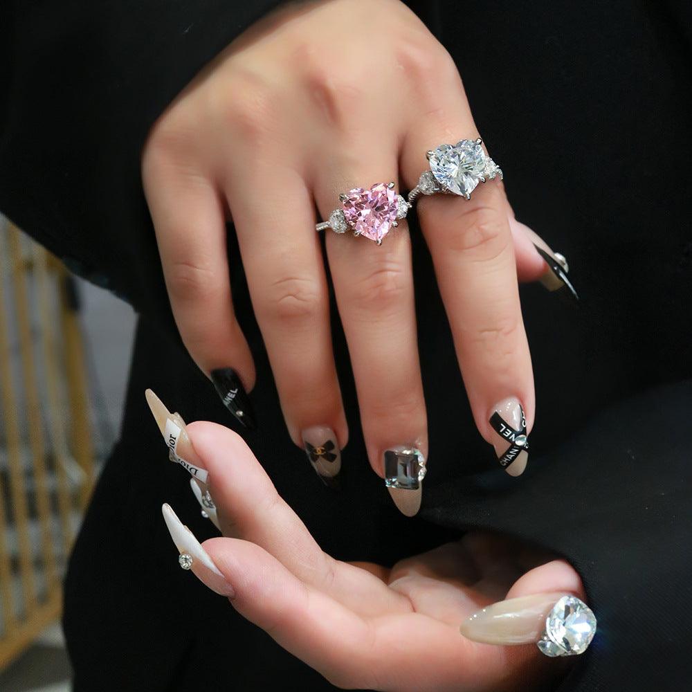 Eternal Embrace Heart Inlay Ring - ring