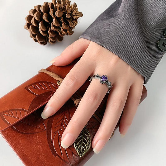 Luxe Contour Adjustable Ring - Silver - ring