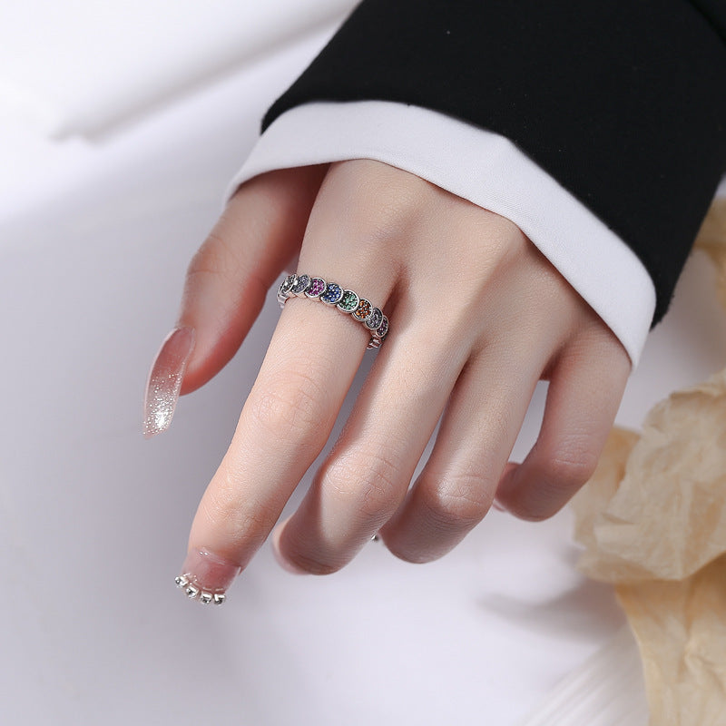 Color Gems 925 Sterling Silver Ring - KDP1439 - ring