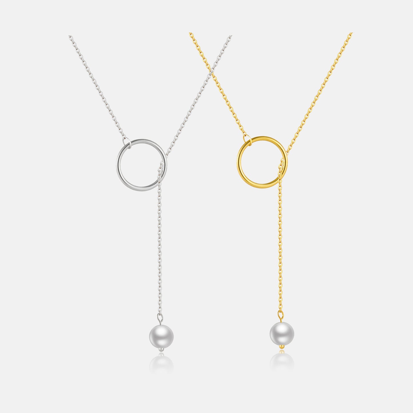 Elegance Pearl 925 silver Pendant Necklace - necklace