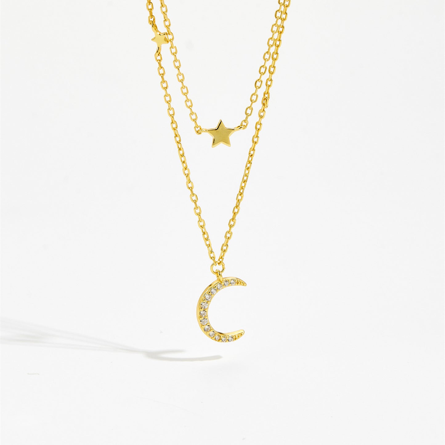 Lunar Elegance 925 silver Pendant Necklace - necklace