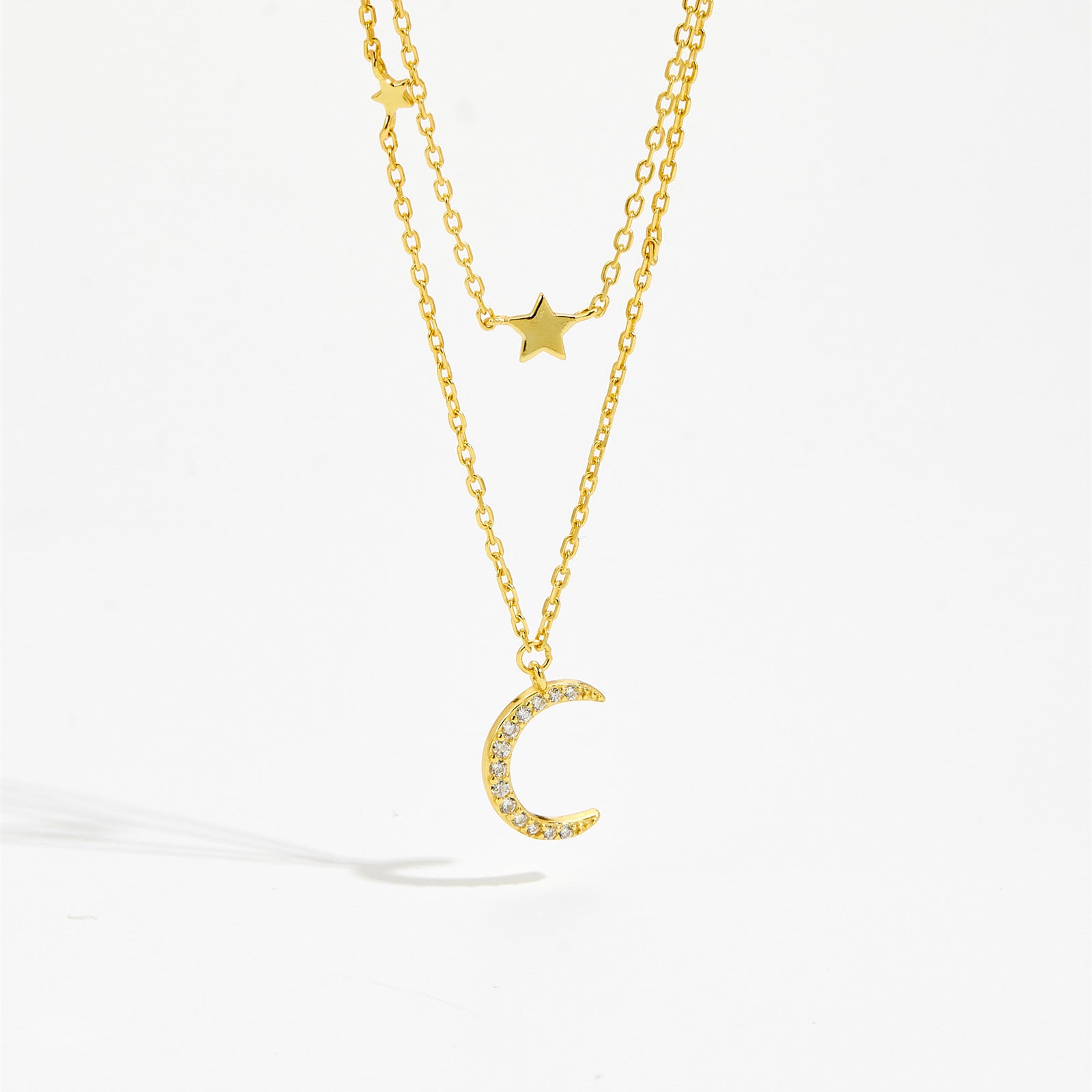 Lunar Elegance 925 silver Pendant Necklace - necklace