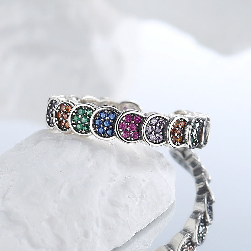 Color Gems 925 Sterling Silver Ring - KDP1439 - ring