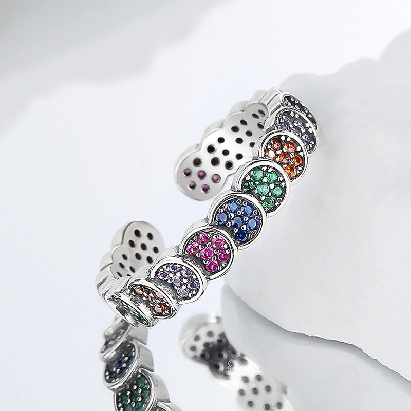 Color Gems 925 Sterling Silver Ring - KDP1439 - ring