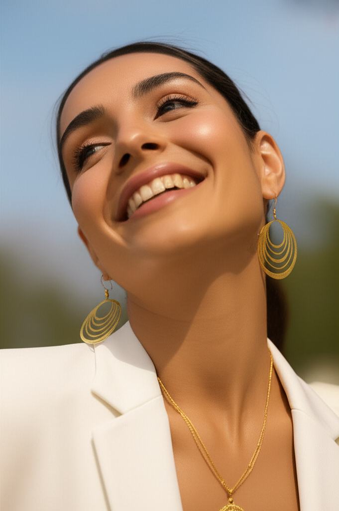 Lunor Golden Muse Jewelry Set