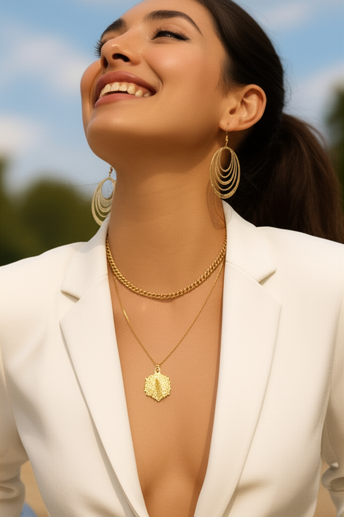 Lunor Golden Muse Jewelry Set