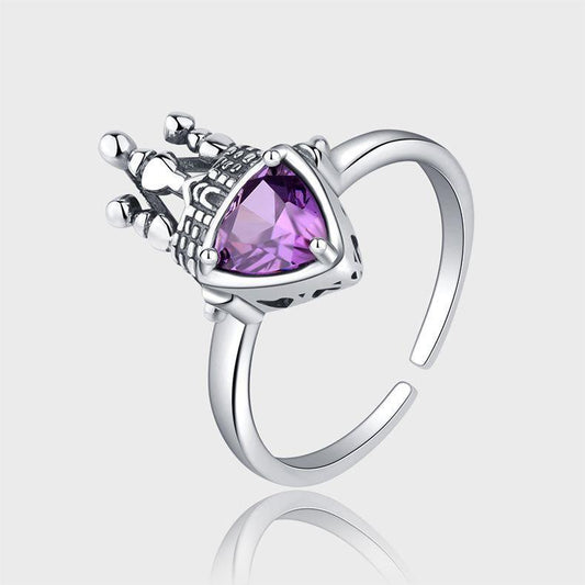 Modern Lattice 925 Silver Ring - Silver - ring