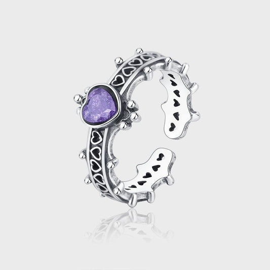 Luxe Contour Adjustable Ring - Silver - ring