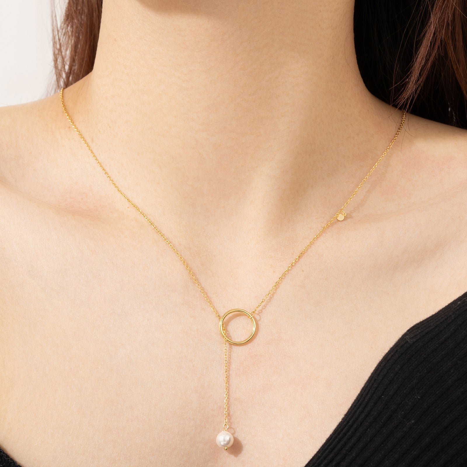 Elegance Pearl 925 silver Pendant Necklace - necklace