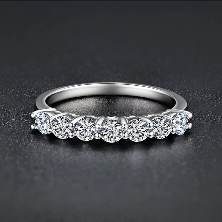 High Carbon Diamond 925 Silver ring - ring