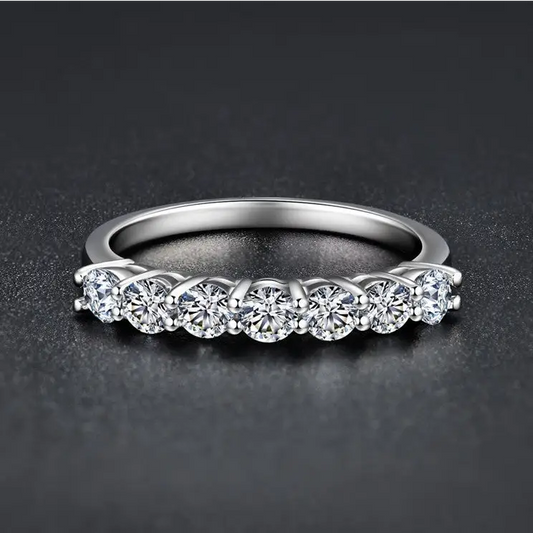 High Carbon Diamond 925 Silver ring - ring