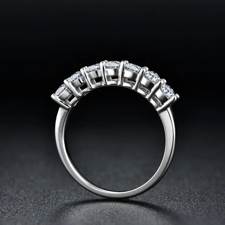 High Carbon Diamond 925 Silver ring - ring