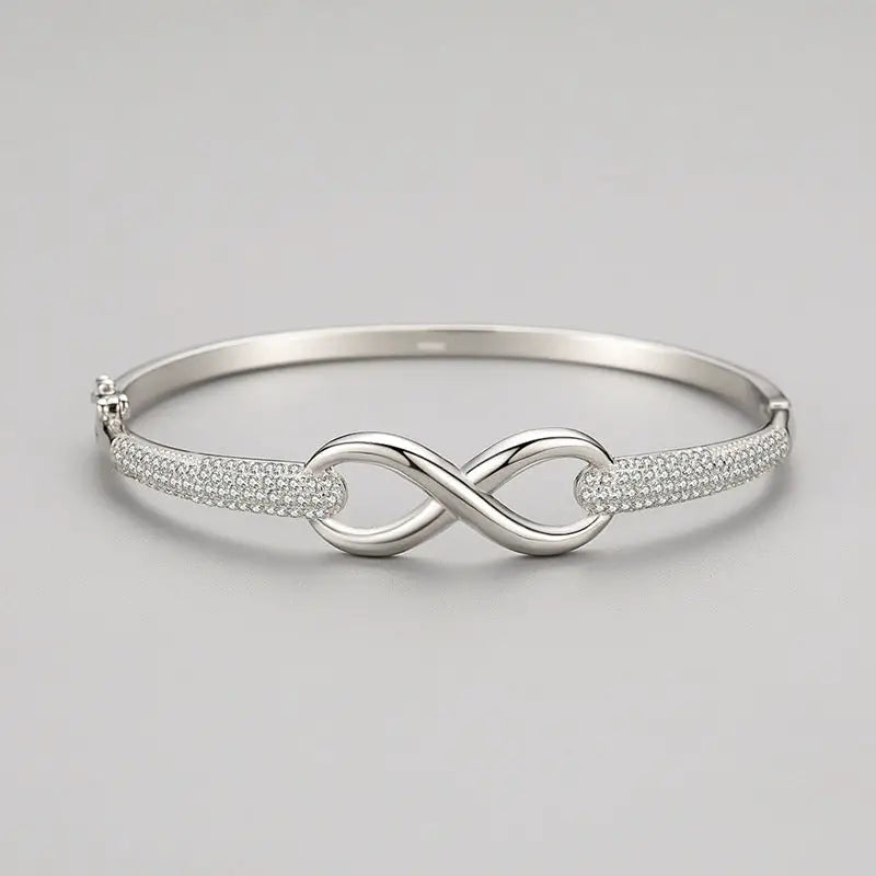 infinite -shaped s925 silver Bracelet - bracelet
