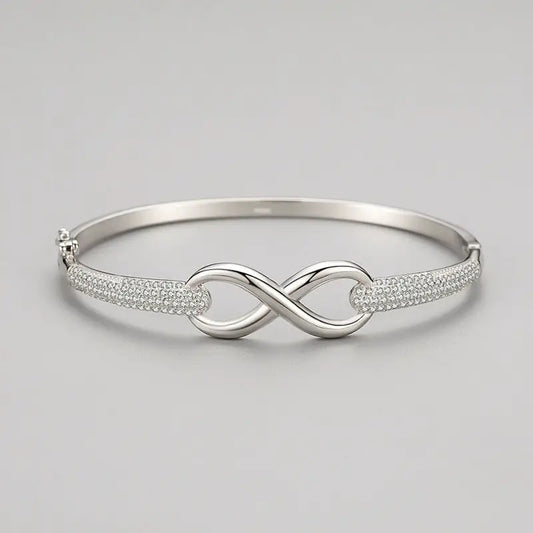 infinite -shaped s925 silver Bracelet - bracelet